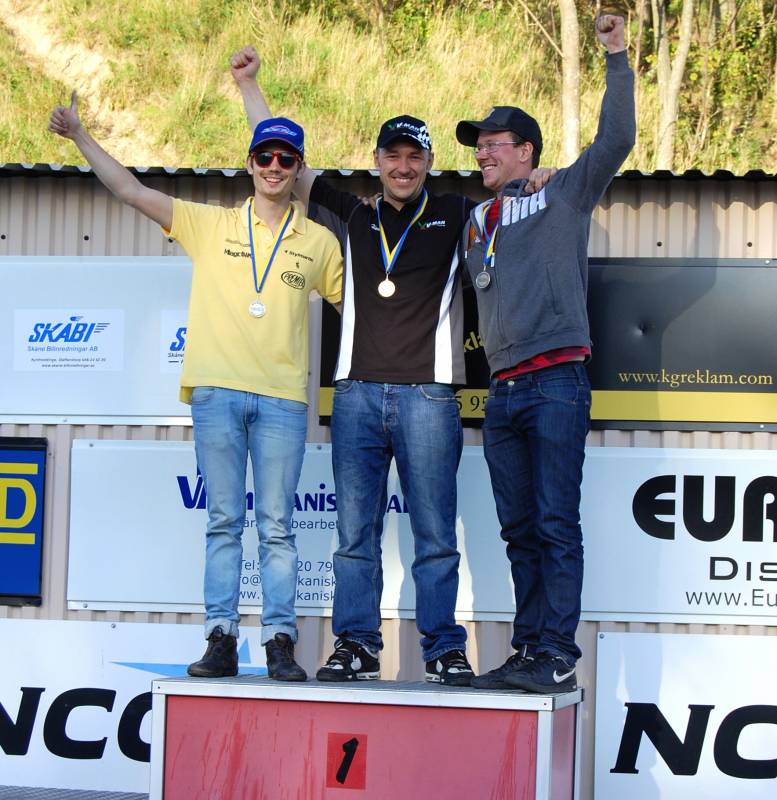 The Swedish National Championship Podium 2011